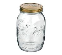 Pot en verre Bormioli 365160MDE121990 Transparent verre 1 L Hermétique [1000