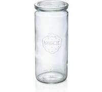 Pot en verre haut droit- couvercle 1040ml - Lot 6 - WAS Germany G