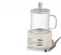 Pot en verre multifonction H600ML for rendez-vous au bureau, fonction de conservation la chaleur par ébullition à sec