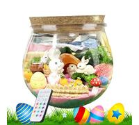 Pot en Verre pour | Décor Paysage avec Contenant À Jouets,Décoration Éducative Et Écologique pour Chambre D' - Idée Cadeau pour Thanksgiving Et Fête des