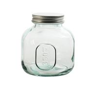 Pot en verre recyclé 0,35 l avec couvercle vissable - - Transparent - Verre