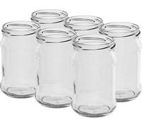 Pot en verre sans bouchon à vis TO 300 ml fi 66 - 6 pièces
