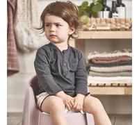 Pot Fauteuil - Rose Pastel/Blanc