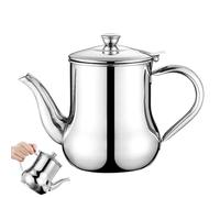Pot Filtrant à Huile - Récipient de Stockage de Graisse en Acier Inoxydable avec Filtre Amovible | Séparateur et Distributeur d'Huile pour Friture, Cuisson, Graisse Bacon | Anti-Rouille