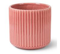 Pot grande taille d'extérieur LONDON 29x30cm Rose, en terre cuite émaillée