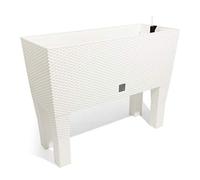 Pot haut 72 L Prosperplast Rato caisse haute de plastique en couleur Blanc, 65 (hauteur) x 80 (largeur) x 33 (profondeur) cms