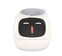 Pot Intelligent : Compagnon Intelligent pour, Dispositif Automatique de Jardinage intérieur | Robot Adorable de 11,4 x 10 x 9,6 cm, Solution d'entretien sans tracas, pour décoration