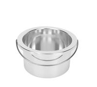 Pot Intérieur De Chauffage De Cire, 100 Mm Pot De Fusion De Cire Professionnel De Remplacement En Étain Pot De Cire Portable Pour L'Épilateur (Argent)