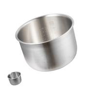 Pot intérieur en acier inoxydable 316 compatible avec le cuiseur à riz Zojirushi NL-AAF18, bol intérieur de rechange pour pot intérieur références B363 et B367, construction intégrée épaisse