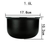 Pot intérieur for cuiseur à riz 1,2 L/1,6/2 L, compatible avec Midea, accessoires for mini pot intérieur(2PCS)