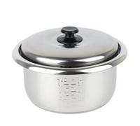 Pot Intérieur For Cuiseur À Riz, Compatible Avec Tristar RK-6111 RK-6126, Cuiseur À Riz Multifonction Épais En Acier Inoxydable 304