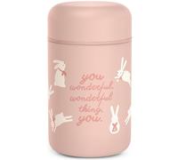 Pot isotherme Wonderland lapin rose (350 ml)