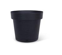 Pot jardinière rond Glamour + Reserve Ø50 cm 47 L noir