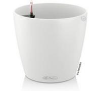 Lechuza - Pot de Fleurs d’Extérieur et d'Intérieur - Color Classico - Réserve d'Eau Intégrée - Coloris Blanc - Ø 28 x 26 cm
