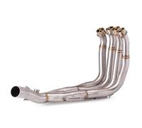 Pot Liaison Kit De Silencieux D'échappement 51 Mm pour Moto pour Yamaha YZF R6 YZFR6 YZF-R6 2006-2020 2007 2008 Moto Éliminateur De Bruit(Argent)