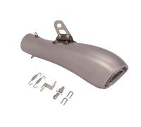 Pot Liaison Silencieux D'échappement Moto pour Yamaha YZF R6 R1 YZFR6 YZFR1 YZF-R6 YZ-FR1, Embout 60,5 Mm 51 en Acier Inoxydable Moto Éliminateur De Bruit(Couleur 1,Gauche)