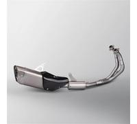Pot Liaison Silencieux D'échappement Moto pour Yamaha YZF R7 YZFR7 YZF-R7, Système Complet, Tube De Liaison Moto Éliminateur De Bruit(Couleur 2)