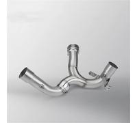 Pot Liaison Silencieux D'échappement pour Moto pour Ducati Multistrada 1200 1200S 2010 2011 2012-2014 MTS 1200, Système avec Tube De Liaison. Moto Éliminateur De Bruit(Couleur 2)