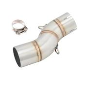 Pot Liaison Silencieux Intermédiaire pour Suzuki SFV650 SFV 650 Gladius 2009-2016, Raccord Adaptateur pour Tube Intermédiaire Moto Éliminateur De Bruit