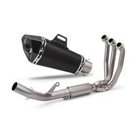 Pot Liaison Tuyau D'échappement Moto pour CFMOTO 675SR 675R 675NK 675SRR 675 SR R NK 675SRR, Tube De Liaison Avant Moto Éliminateur De Bruit(Couleur 2)