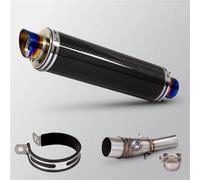Pot Liaison Tuyau D'échappement Moto pour Ho&NDA ADV350 pour Forza 350 NSS350 NSS ADV 2021-202, Connecteur Tube Intermédiaire À Enfiler Moto Éliminateur De Bruit(Couleur 4)