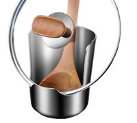 Pot Lid Holder While Cooking - Stainless Steel Utensil Rest | Kitchen