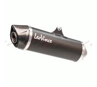 LeoVince Pot Maxi Scooter Nero Compatible Piaggio MP3 400/500 (2008-)