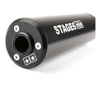 Stage6 Pot mécaboîte Streetrace adapté AM6/Derbi Senda passage bas sil CNC noir