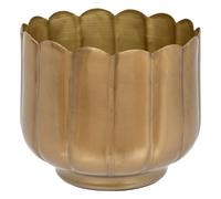 Cache pot pétal ""The floral"" D15cm or - Atmosphera Créateur d'intérieur