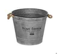 Atmosphera – Cache-pot en fer design "Zinc" 38 cm Gris