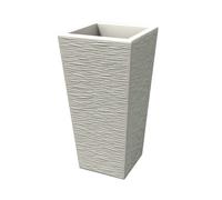 POT MODERNE CACHE POT RÉSINE PLASTIQUE ÉCOLOGIQUE BLANC HAUT 90