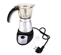 Pot Moka Électrique de Grande Capacité 220V Machine à Expresso Percolateur Classique Café et Thé pour Lave-vaisselle 300ml Argent