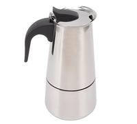 Pot Moka en Acier Inoxydable, Cafetière Portable pour la Maison et le Camping, Matériau de qualité Alimentaire, Idéal pour une Utilisation en Extérieur (100ml)
