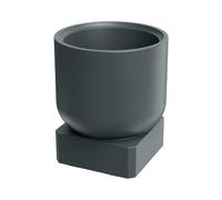 Pot Molta Base carrée Graphite Ø40 x 44