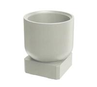 Pot Molta Base carrée Sable Ø40 x 44 cm