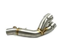 Pot Moto Compatible Avec Yamaha Pour YZF-R6 2006-2019 Tuyau Liaison Silencieux Système D'échappement Éliminateur Tuyau D'échappement Moto Tuyau Sortie