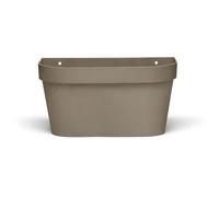 Garden ID Pot mural Star Taupe 36 x 16 cm - Réserve d'eau avec trop-plein - Recyclé 100% recyclable