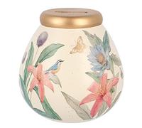 Pot Of Dreams Tirelire en céramique, crème, 14 cm x 14 cm x 14 cm