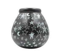 Pot Of Dreams Tirelire en céramique, Noir, Gris, Taille Unique