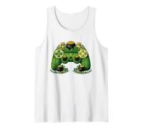 Pot of Gold Green Irish Controller Lucky Gamer St Patty's Débardeur