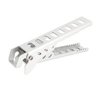 Pot Pan Bol Gripper Hot Plat Plate Halder Clip Clip Clip Terre Anti Slip pour voyage extérieur Camping Home Baking Fabriqué en aluminium (Argent)