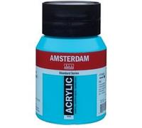 Pot peinture acrylique 500ml Amsterdam bleu turquoise G