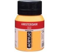 Pot peinture acrylique 500ml Amsterdam Jaune d'or G