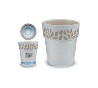 Pot Plastique (19 x 19 x 19 cm) Blanc