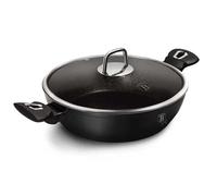 Pot Plat - Berlingerhaus Bh-1850 - 28cm - 3,8l - Triple Revêtement De Granit