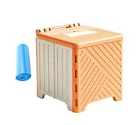 Pot portable inodore et pliable Capacité de 70 kg | Pot de voyage pour enfants en plein air pour randonnée, camping-car, pêche, bateaux, hôpital, voiture, camion