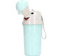 Pot portable pour bébé Urinal d'urgence Garçons Filles Pee Cup 600 ml Voyage recyclable pour jeunes enfants en voiture à l'extérieur bleu clair
