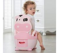 Pot pour bébé Petite Vache - Rose - WC pour enfant en forme d'animal, pour apprendre à être propre en s'amusant