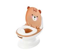 Pot pour Bebe Toilette Ourson | Apprentissage Propreté Enfant, Entretien Facile | Pot avec bruit de chasse d'eau (Ours)
