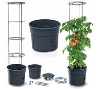 Pot pour la culture des tomates avec support 28l